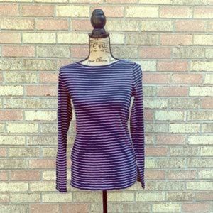 J. Crew Artist Tee | Navy and White Stripe Medium